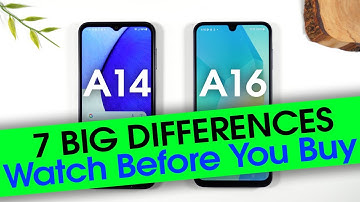 Samsung Galaxy A14 vs A16 5G Differences