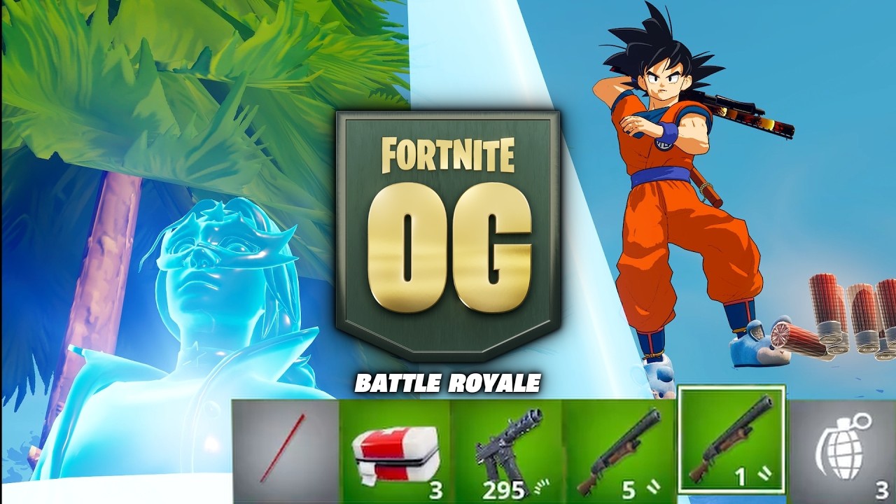 Goku Slays in Fortnite OG Season 1