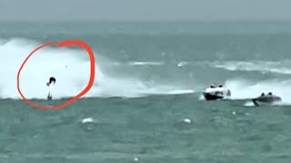 Race Boat Drivers Ejected In Crash At 2023 Inaugural 7 Mile Offshore Grand Prix In Marathon, FL