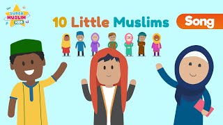 10 Little Muslims - Kids Song (Nasheed) - Vocals Only - Super Muslim Kids - Nursery Rhyme - Islamic