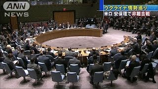 米ロが国連安保理で非難合戦　ウクライナ情勢巡り(14/03/20)