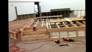Working in building the church's platform