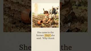 Read-Along: The Farmer And Fortune 📖 Learn to Read with Aesop's Fables #Shorts