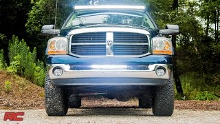 20032017 Dodge Ram 2500/3500 20inch LED Light Bar Bumper Mount by Rough Country