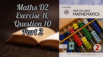 Mathematics book (d2)| 7th addition|Exercise 1C|Q#10|Part b|Mathematics at Home| In urdu