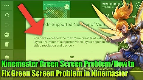 Kinemaster Green Screen Problem/How to Fix Green Screen Problem in Kinemaster