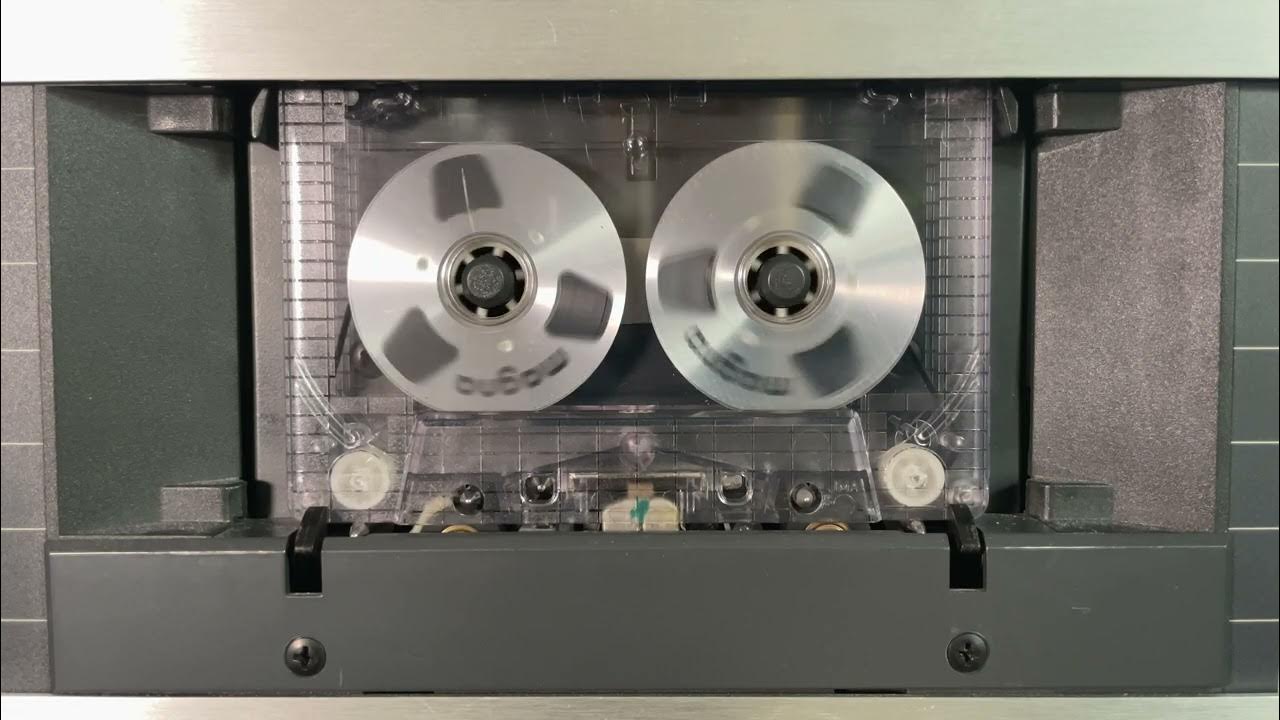Spinning cassette reels 4K (Magna compact cassette) YouTube