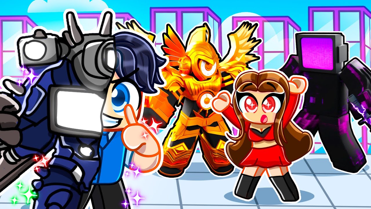 I Pretended To Be A GODLY TRI-TITAN To TROLL In SKIBDI TOWER