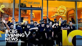 New York cafe hires and trains people with autism