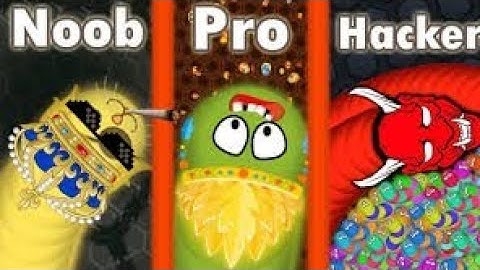 Wormate.io Noob vs Pro vs Hacker