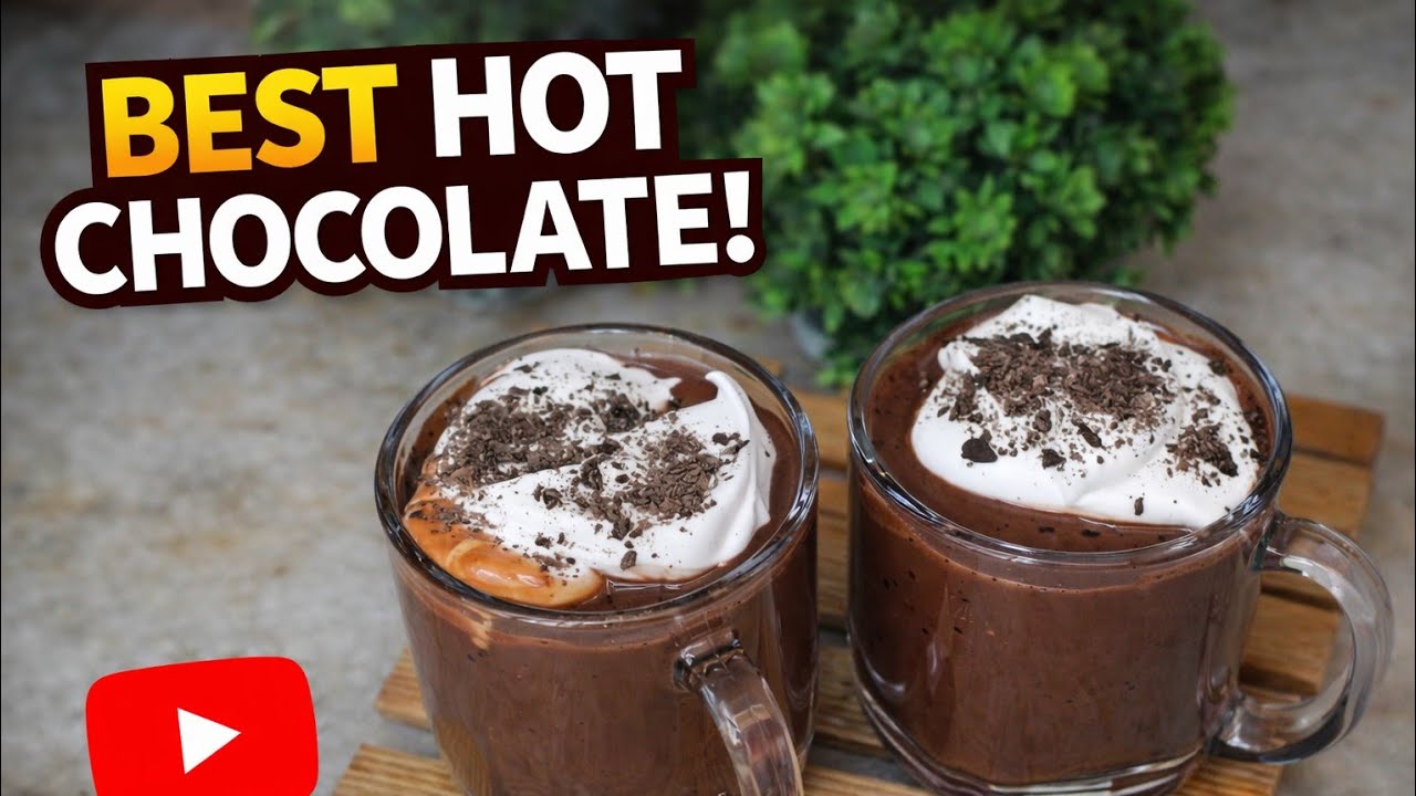 Winter Special- सिर्फ 5 मिनट मे कैफे जैसी क्रीमी & स्वादिष्ट हाॅट चाॅकलेट | Hot Chocolate Recipe 🍫 