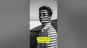 Monochrome Light & Shadow 🖤 | Cinematic AI Portrait Prompt | ItsBeekay