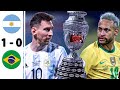 الأرجنتين البرازيل 1 0 نهائي كوبا أمريكا 2021 تعليق رؤوف خليفHD