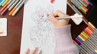 Anime Sailor Moon Coloring