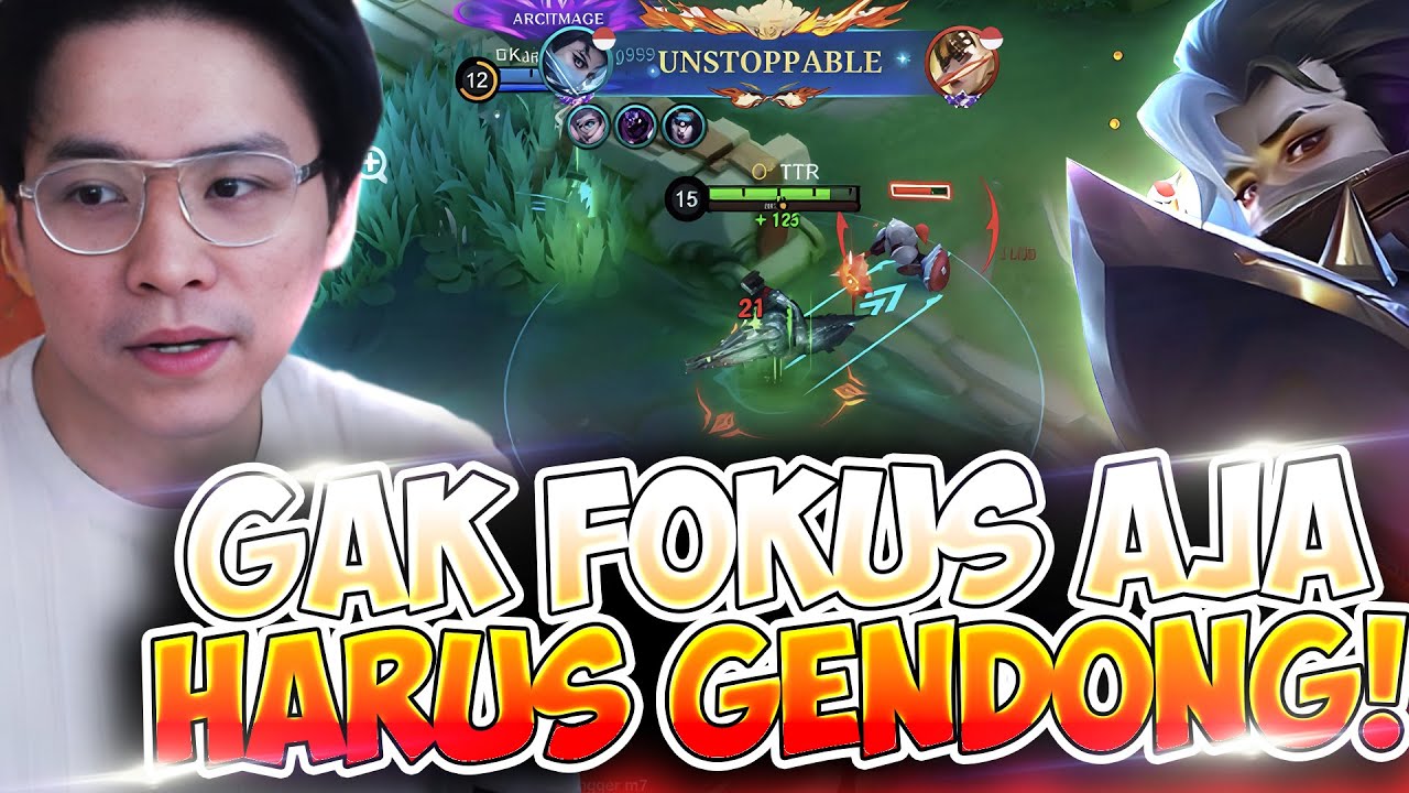 LAGI GAK FOKUS MAIN GRANGER, MALAH HARUS JADI PENGGENDONG TIM !! - Mobile Legends