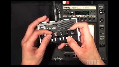 KORG monotron × KAOSSILATOR PRO（まるわかりムービー 番外編）