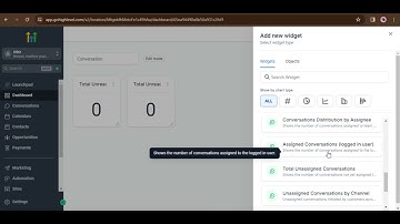 How to Use Conversation Widgets in Custom Dashboards