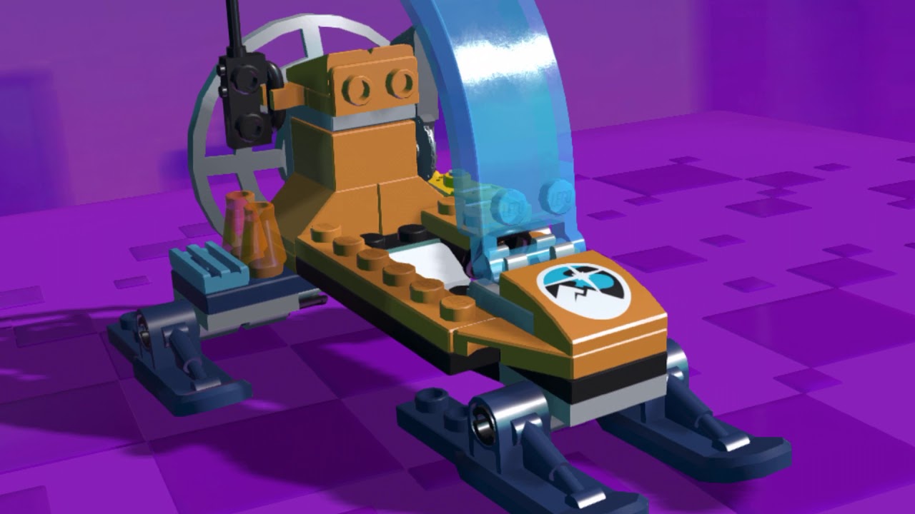 Building Arctic Ice Glider, LEGO Legacy of Heroes