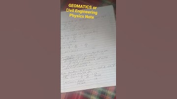 GEOMATICS ENGINEERING or