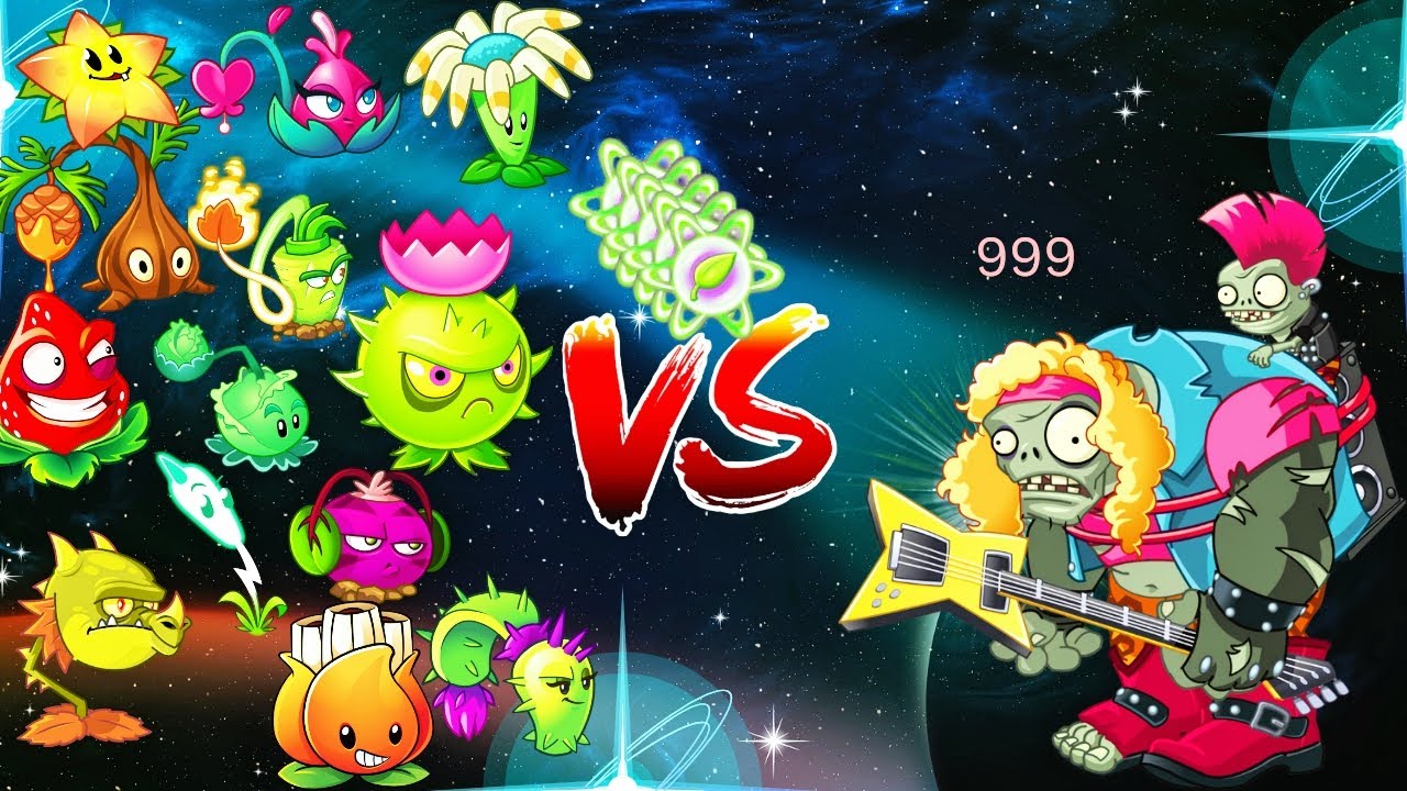 Hair Metal Gargantuar Zombie Level 999 vs EVERY Plant!