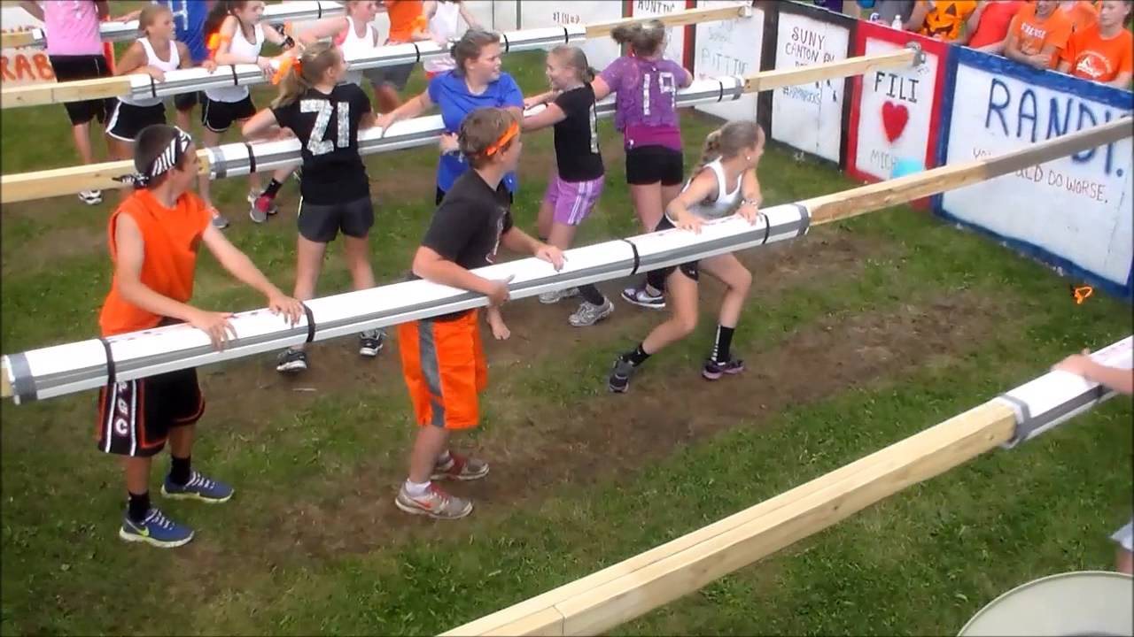 Human Foosball at Kids Olympics YouTube