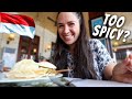 First time trying INDONESIAN FOOD 🇮🇩 nasi goreng, martabak, nasi padang