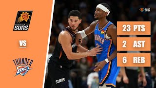 Devin Booker - 23 Points, 2 Assists, 6 Rebounds vs Thunder - 2026 Playoffs