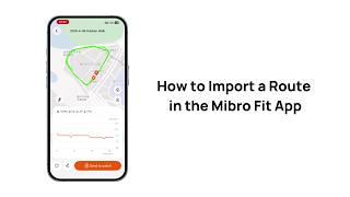 Как импортировать маршрут в приложение Mibro Fit screenshot 3