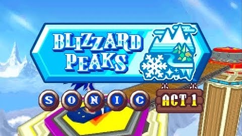 ᴴᴰ DesMuMe - Sonic Rush Adventure Blizzard Peak, Sonic - Act 2 【1080 60FPS】