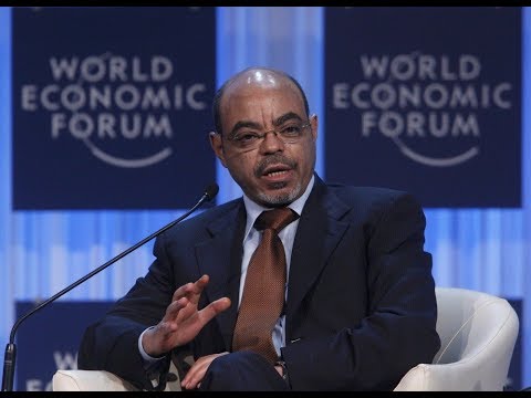 Meles Zenawi At World Economic Forum 