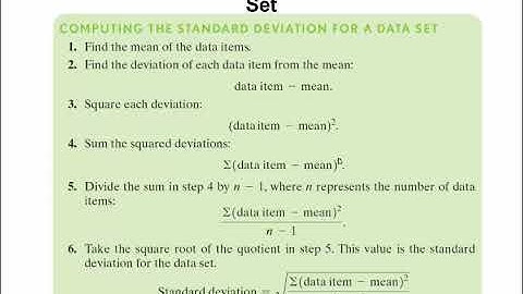 MATH117 - Section 12.3 - Measures of Dispersion