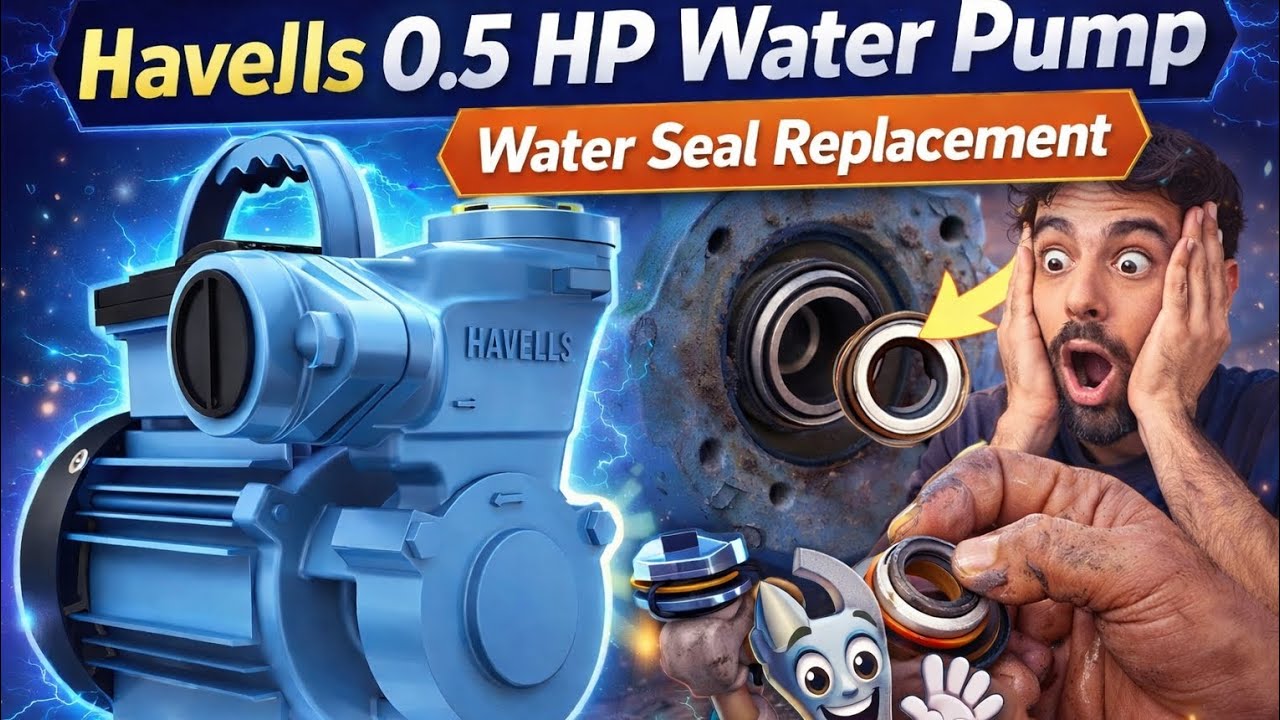Tullu Pump Repair 2026 | Water Seal Fitting Full Video👍#HavellsPump#TulluPump#WaterSealChange#viral 