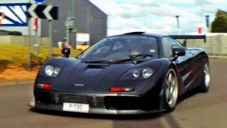 Super Rare Supercars Leaving A Car Show - Mclaren F1, F40, Enzo, Xj220 Etc
