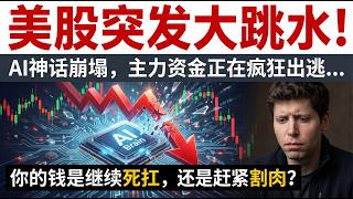 突發暴跌！ 美股集體跳水背後的3個致命真相，AI神話破滅？ 散戶千萬別急著抄底！#資本透視鏡 #經濟學#美股#美股暴跌#美聯儲降息#AI泡沫