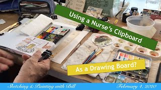 Nurse’s Clipboard as a Drawing Board