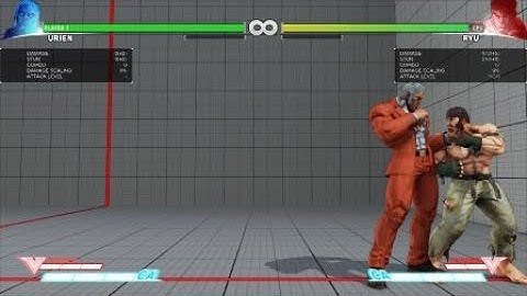 STREET FIGHTER V - Urien stun combo (with reset)