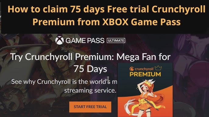 Crunchyroll Premium - 75 Days Trial Mega Fan Subscription (ONLY FOR NEW  ACCOUNTS)