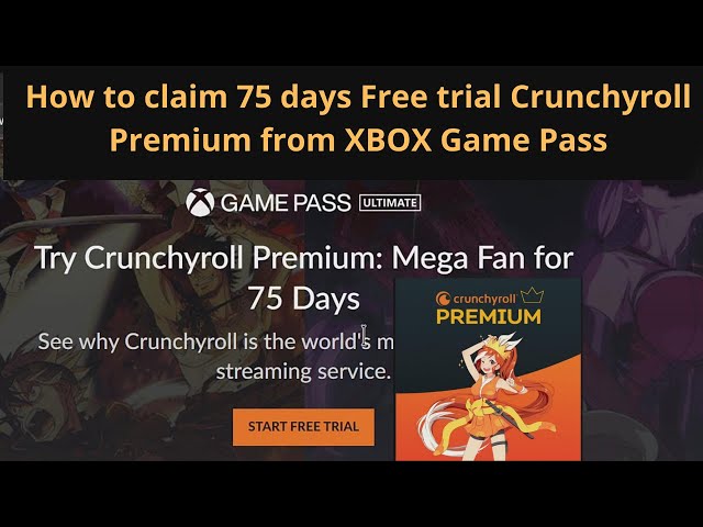 Xbox Game Pass Ultimate dá acesso grátis ao Crunchyroll Premium por 75 dias