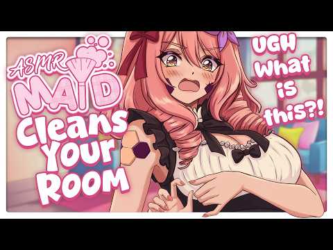 Maid Cleans Your Room… And Finds Some Weird Things?! 🧹【ASMR】(Donothon Request)