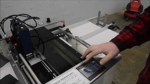 2015 Count FC114 A Frankencreaser AIR Feed Creasing  Numbering Machine