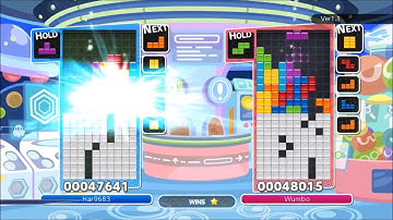 Intense Expert Tetris Battle - Insane KO (DT Cannon 10 Combo)