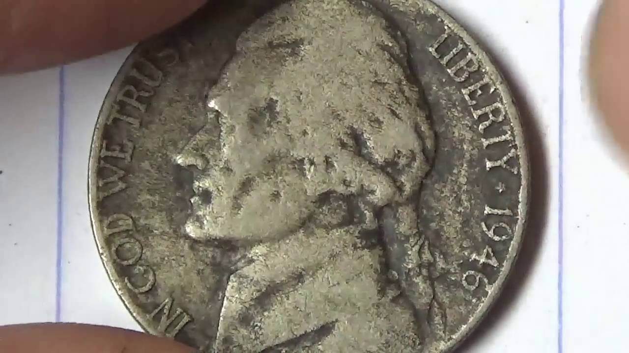 เหรียญสหรัฐอเมริกา5เซ็นท์คศ1946 In God We Trust Liberty 1946 Coin - Youtube