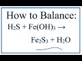 Balancing Chemical Equations Concepts
