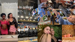 last few days before break @UCLA │ floor routine BTS, intrasquad, spa day, sushi