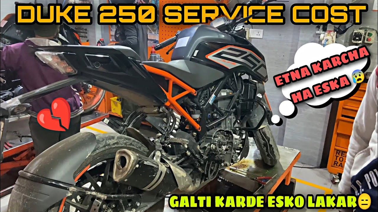 duke 250 bs6 service cost
