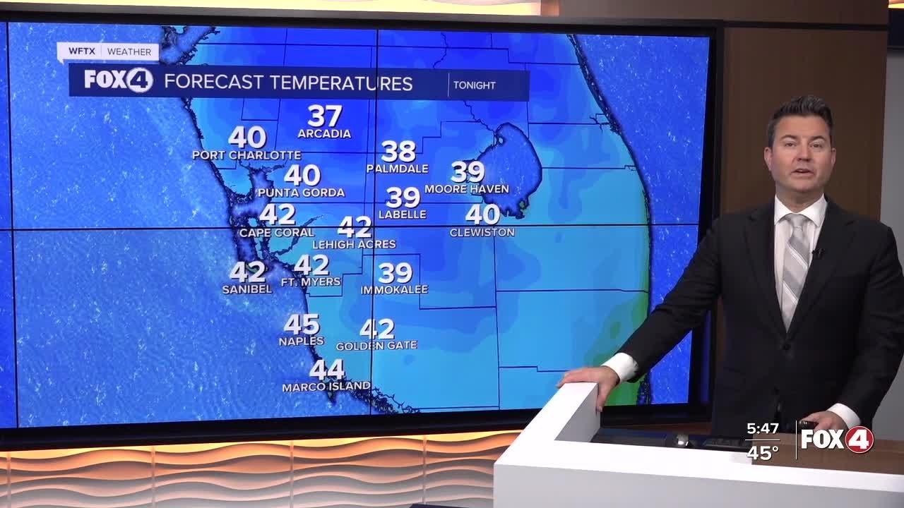 A cold start to the day in Southwest Florida - YouTube