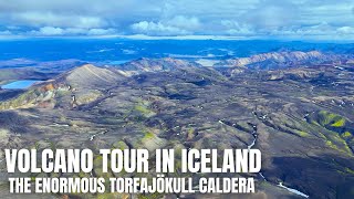 The Huge & Magnificent Torfajokull Caldera in Iceland - 360 Drone Circle
