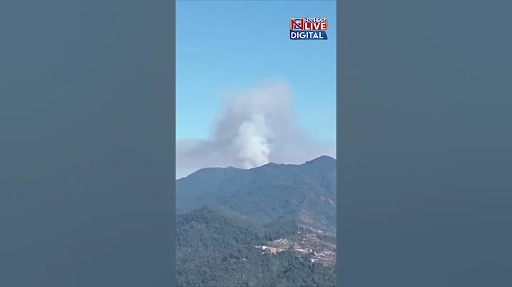 Massive Fire Breaks Out at Western Dzukou Valley in Nagaland