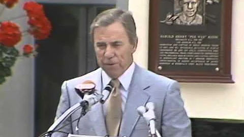 Pee Wee Reese 1984 Hall of Fame Induction Speech