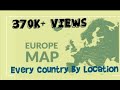 Map of Europe (Countries and Their Location)